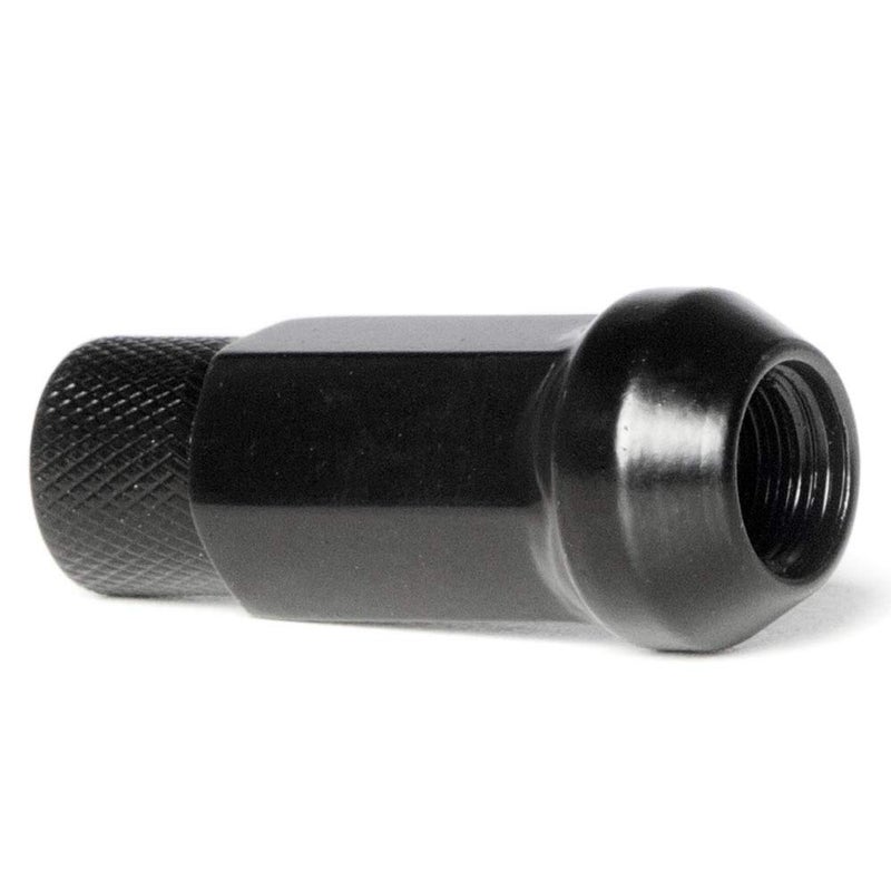 Circuit Performance Forged Steel Extended Closed End Hex Lug Nut for Aftermarket Wheels: 12x1.5 Black - 20 Piece Set + Tool - Image 4